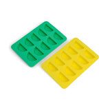 The Dotty Citrus Wedge Ice Trays - Set of 2 - Yellow + Green