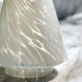 White Confetti Glass Tree Decoration - Large