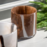 Candy Tealight Holder, Mocha
