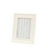 Cream Cove Beaded Photo Frame, 5x7