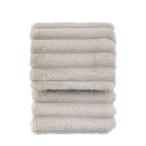 Ribbed Faux Fur Throw