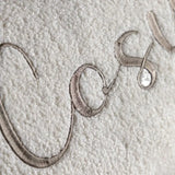 Cosy Embroidered Cushion
