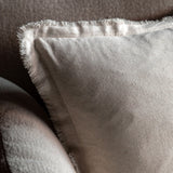 Cream Linen Look Cushion, Set of 2