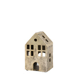 Antique Gold House Tealight Holder, Small