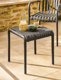 Edgeworth Armchair and Side Table Set, Carbon