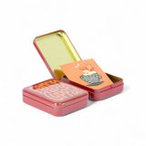 Tea Bag Tin - Burgundy