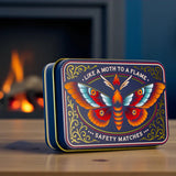 'Like a Moth to a Flame' Match Tin
