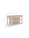 Walcote Kitchen Island, Clay