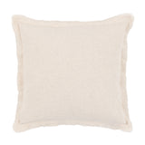 Cream Linen Look Cushion, Set of 2