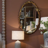 Antique Gold Birds Mirror