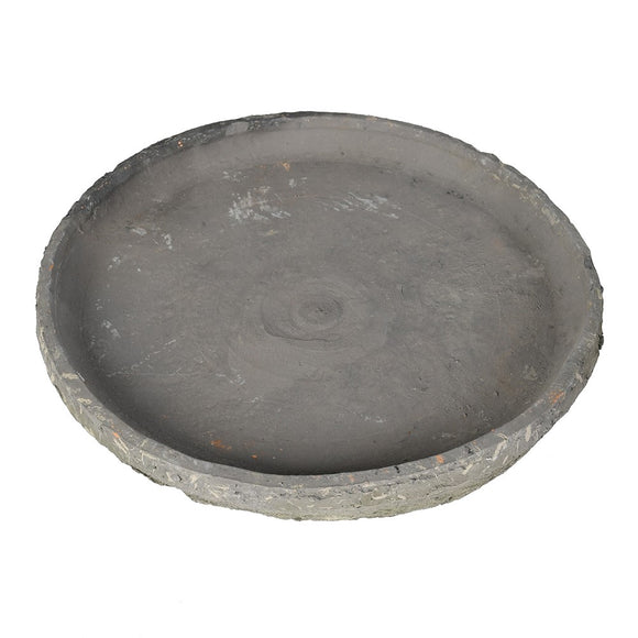 Antiqued Black Stone Plate