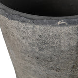 Antiqued Black Stone Pot