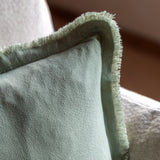 Sage Linen Look Cushion, Set of 2