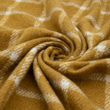 Faux Mohair Check Throw