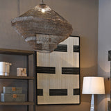 Black and White Woven Framed Picture
