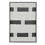 Black and White Woven Framed Picture