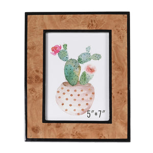 Burl Effect Photo Frame