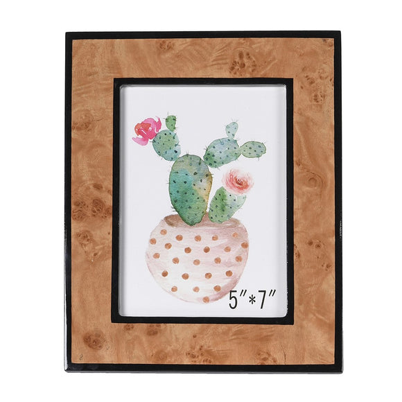 Burl Effect Photo Frame