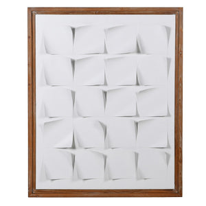Chalk White 3D Wall Art