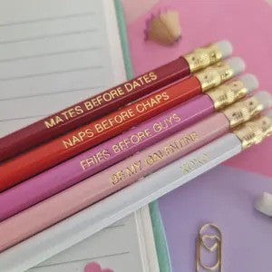 Cheeky Galantines Set of Pencils