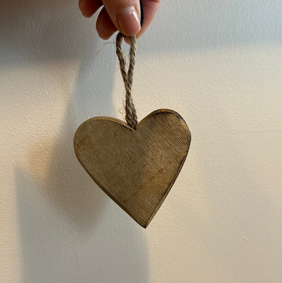 Wooden Heart Decorations