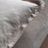 Cream Linen Look Cushion, Set of 2