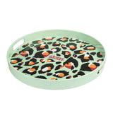 Leopard Drinks Tray