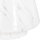 White Confetti Glass Tree Decoration - Large