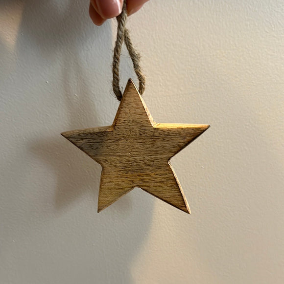 Wooden Star Decorations