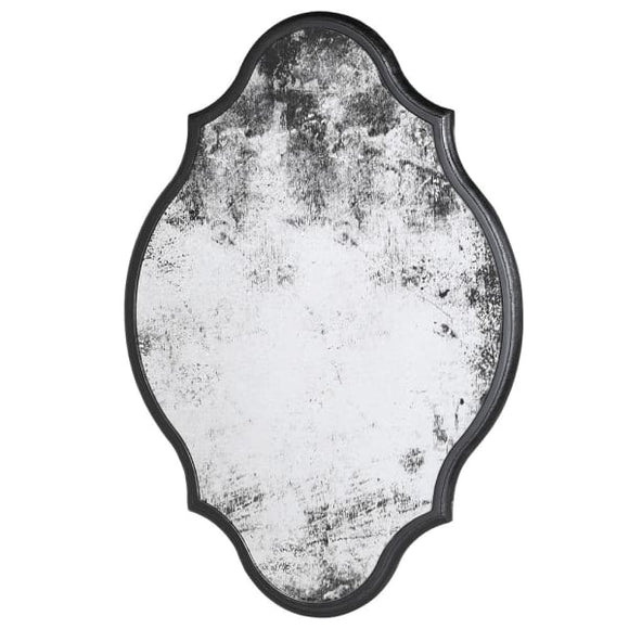 Small Distressed Shaped Wall Mirror