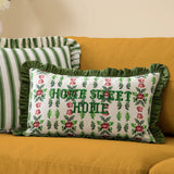 Feeoni Home Sweet Home Embroidered Cushion