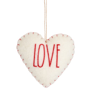 Felt Hanging Heart