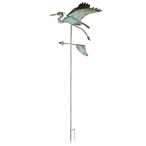 Flying Crane Garden Stake