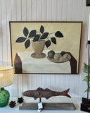 Plante Et Fruits Framed Canvas