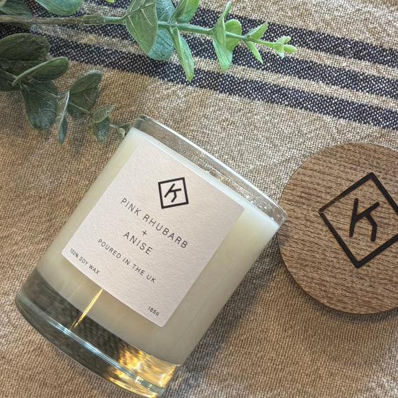 KHEE Pink Rhubarb & Anise Candle