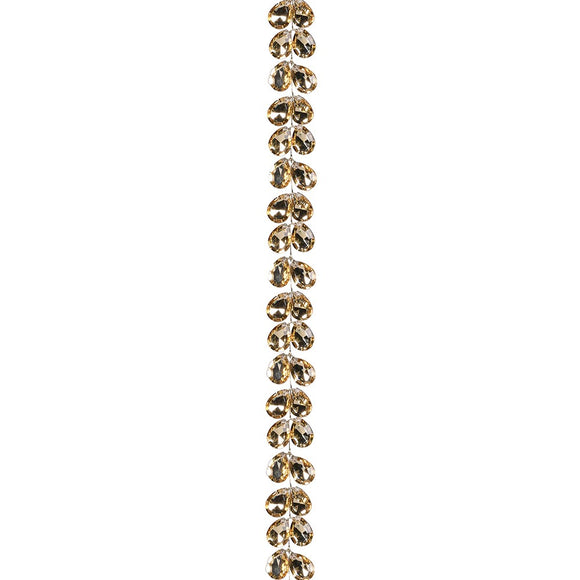 Gold Bead Laurel Leaf Garland