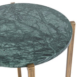 Green Marble Side Table