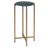 Green Marble Side Table