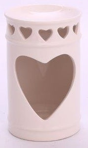 Heart Cut Out Oil Burner