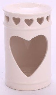 Heart Cut Out Oil Burner