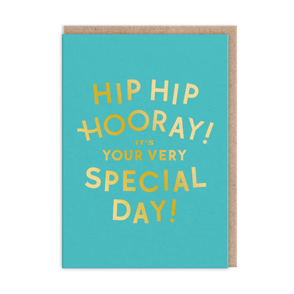 'Hip Hip Hooray' Greeting Card