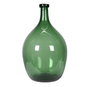 Hunter Green Demijohn Vase