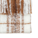 Check Faux Mohair Throw