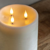 LED 3 Wick Candle