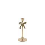 Bow Dinner Candle Holder, Gold