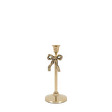 Bow Dinner Candle Holder, Gold