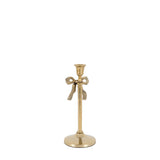 Bow Dinner Candle Holder, Gold