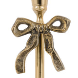 Bow Dinner Candle Holder, Gold