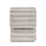 Ribbed Faux Fur Throw