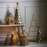 Antique Gold Metal Christmas Tree